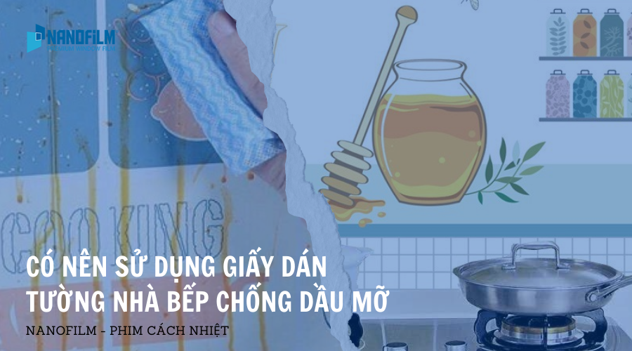 Có nên sử dụng giấy dán tường nhà bếp chống dầu mỡ?